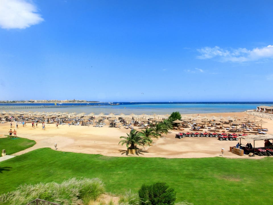 Blick aus dem Fitnesscenter Stella Beach Resort & Spa Makadi Bay