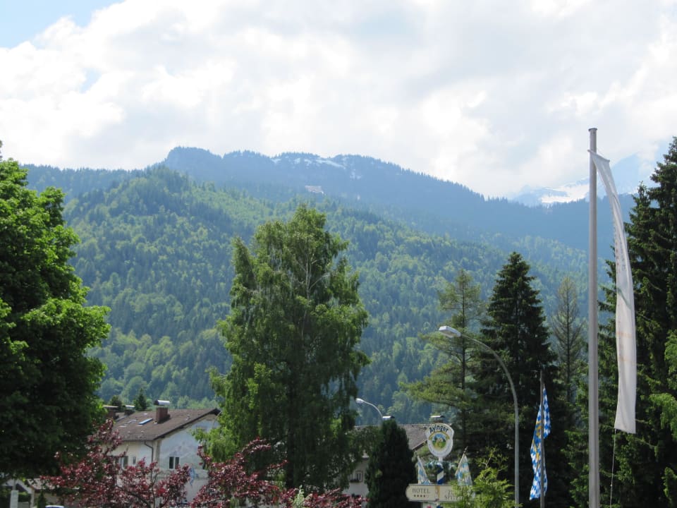 Vom Balkon Hotel Zugspitze