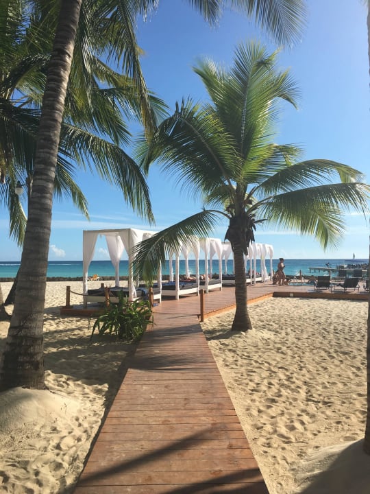 Beim Viva Cafe, große Liegen plus Whirpool Hotel Viva Dominicus Palace by Wyndham-All Inclusive Resort