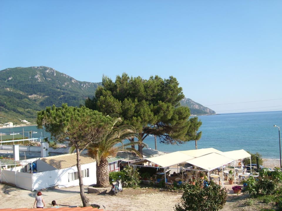 Ausblick vom Balkon Vistonia