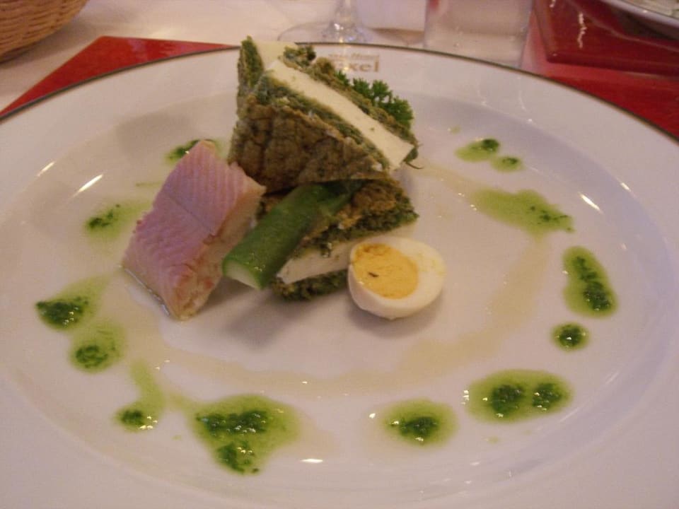 Gelungene Vorspeisenkreation Hotel Exel