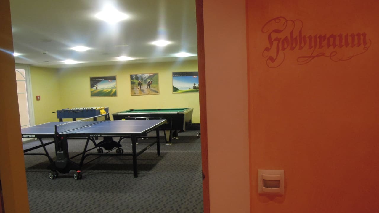 Hobbyraum Vitalhotel Edelweiss