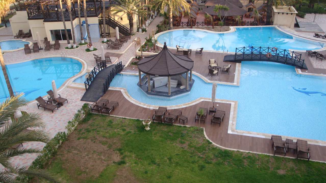 Aussicht vom Zimmer Hotel Paradis Palace