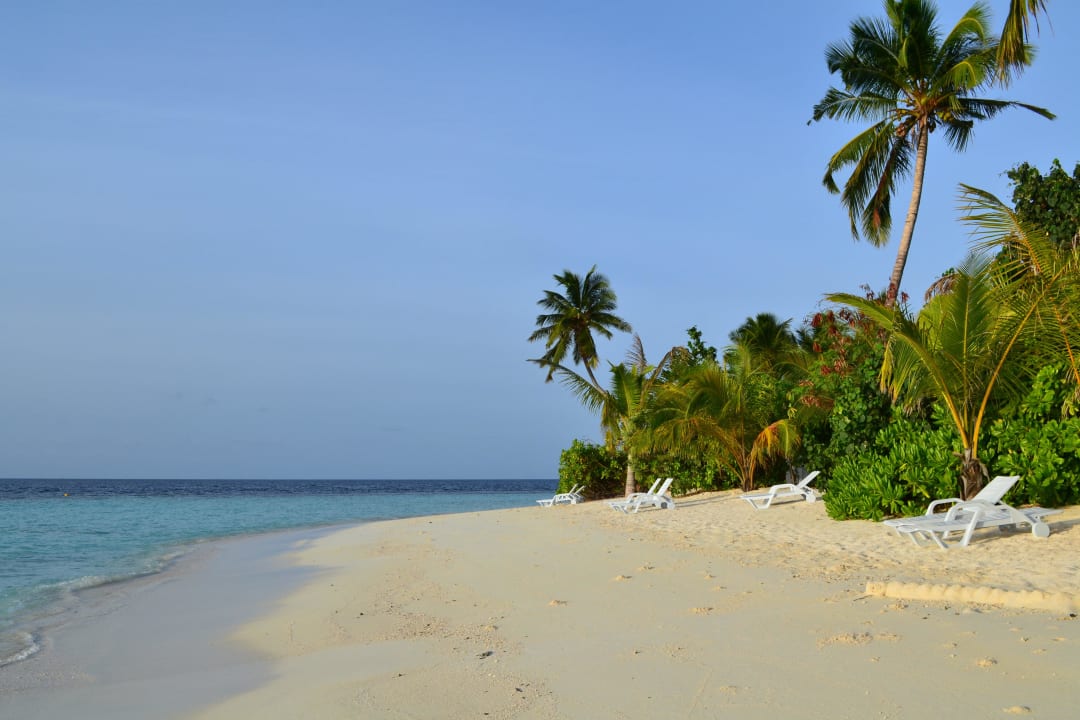 Einsamer Strand Safari Island Maldives