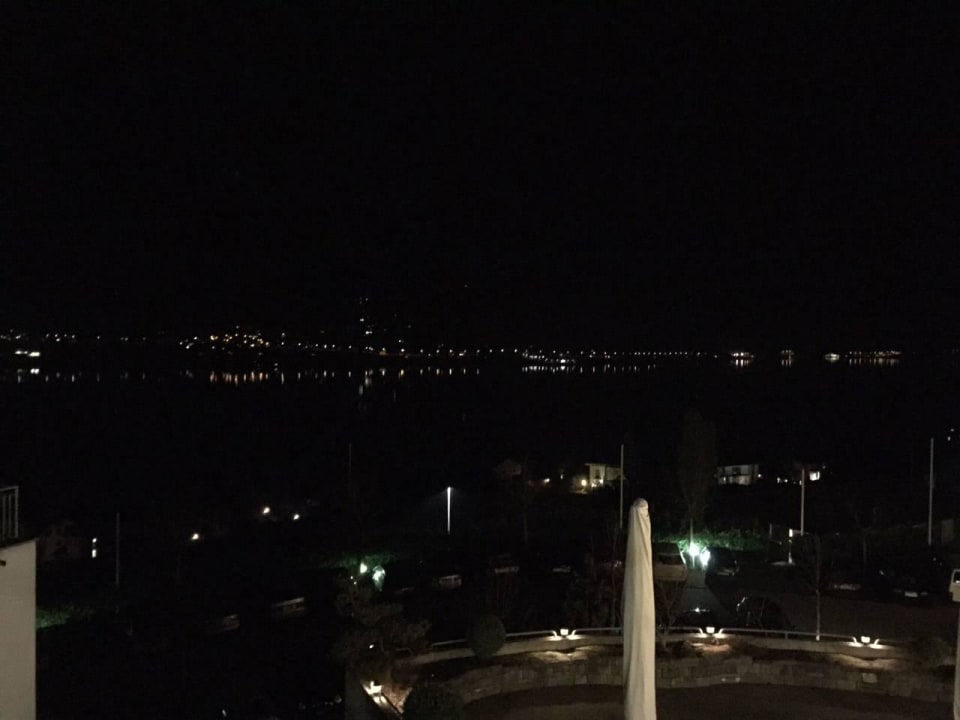 Nächtlicher Blick Seehotel Wilerbad