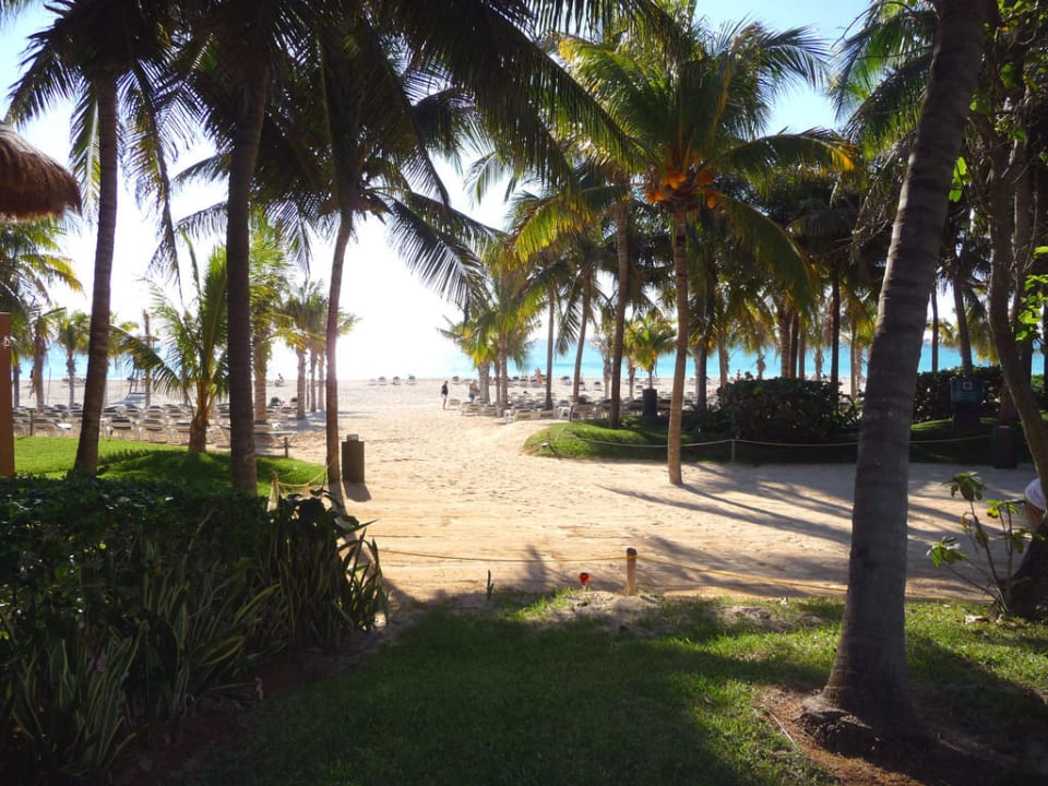 Blick vom RIU Tequila zum Strand Hotel Riu Tequila
