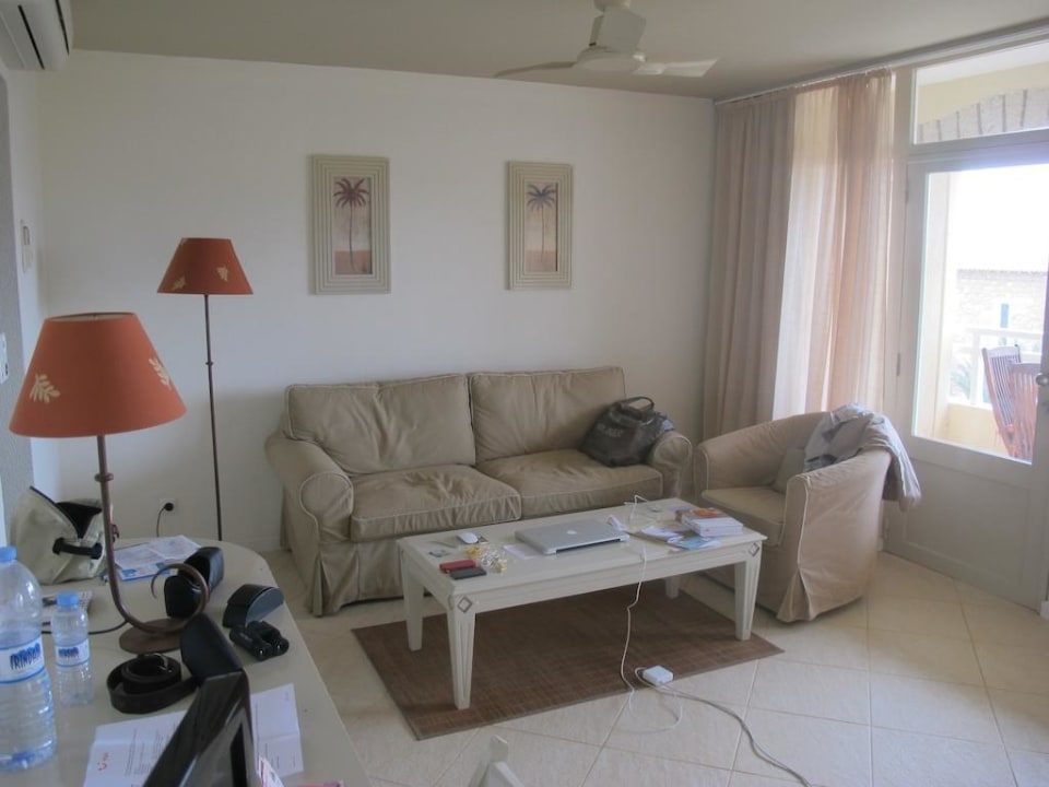 Wohnbereich Junior Suite Hotel Morabeza