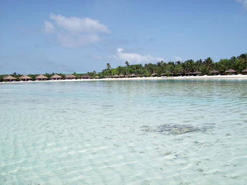 Blick bei Ebbe auf Strand Cinnamon Dhonveli Maldives