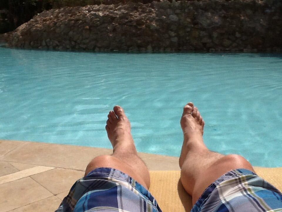 Chilling by one of the many pools The Grand Hotel Sharm El Sheikh