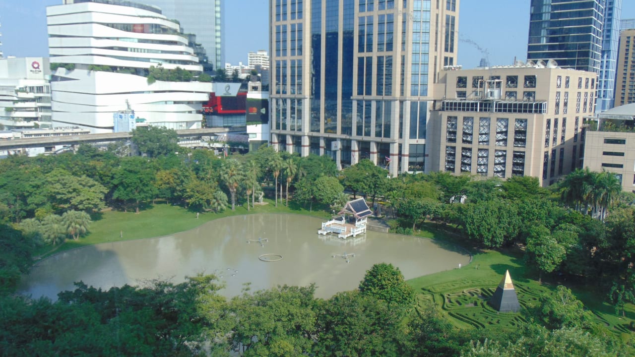 Ausblick Bangkok Marriott Marquis Queen's Park