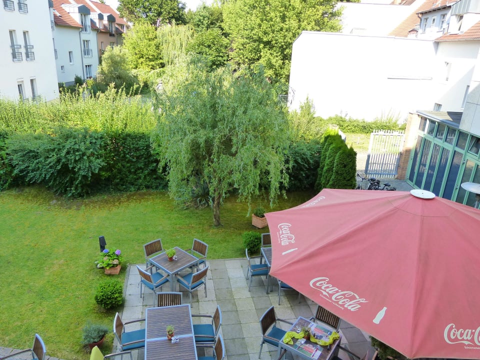 Blick aus dem Fenster SORAT Hotel Brandenburg