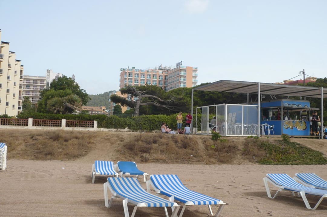 Blick vom Strand auf Hotel Hotel Cartago Nova by ALEGRIA