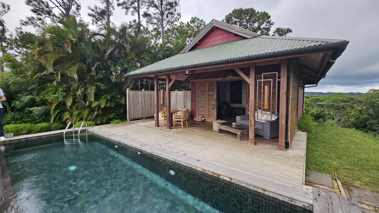 Außenansicht Lakaz Chamarel Exclusive Lodge