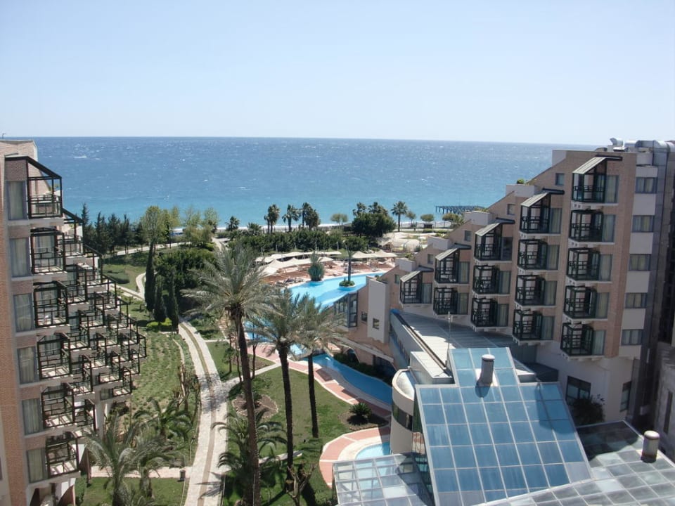 Blick vom 8. Stock  Limak Limra Hotel & Resort