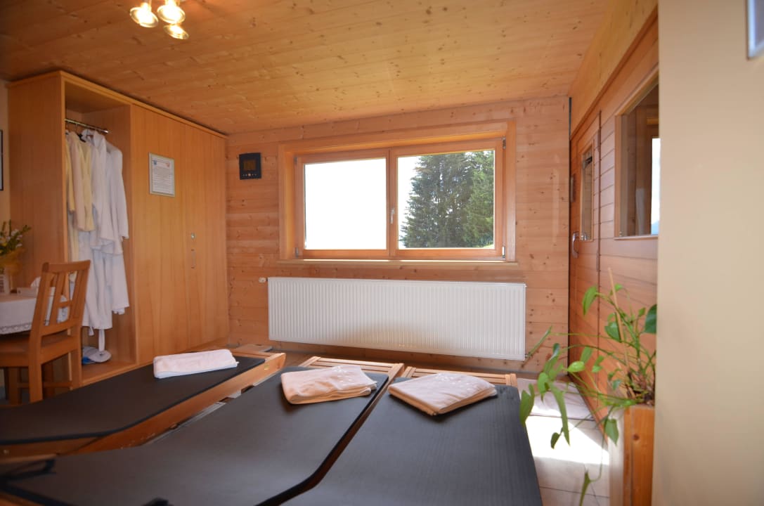 Infrarotsauna mit Panoramablick Panoramagasthof Kristberg