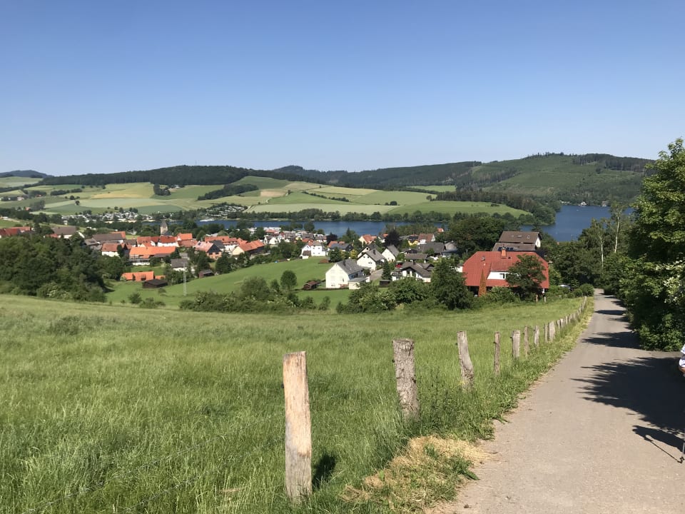 Ausblick Göbel's Seehotel Diemelsee
