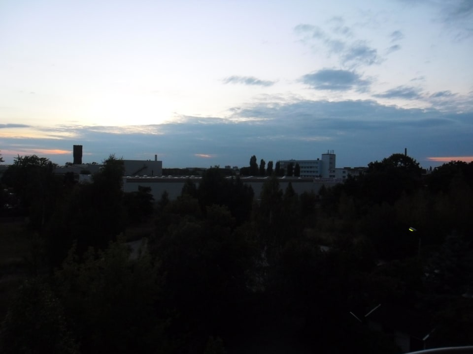 Aussicht vom Balkon Best Western Hotel Windorf