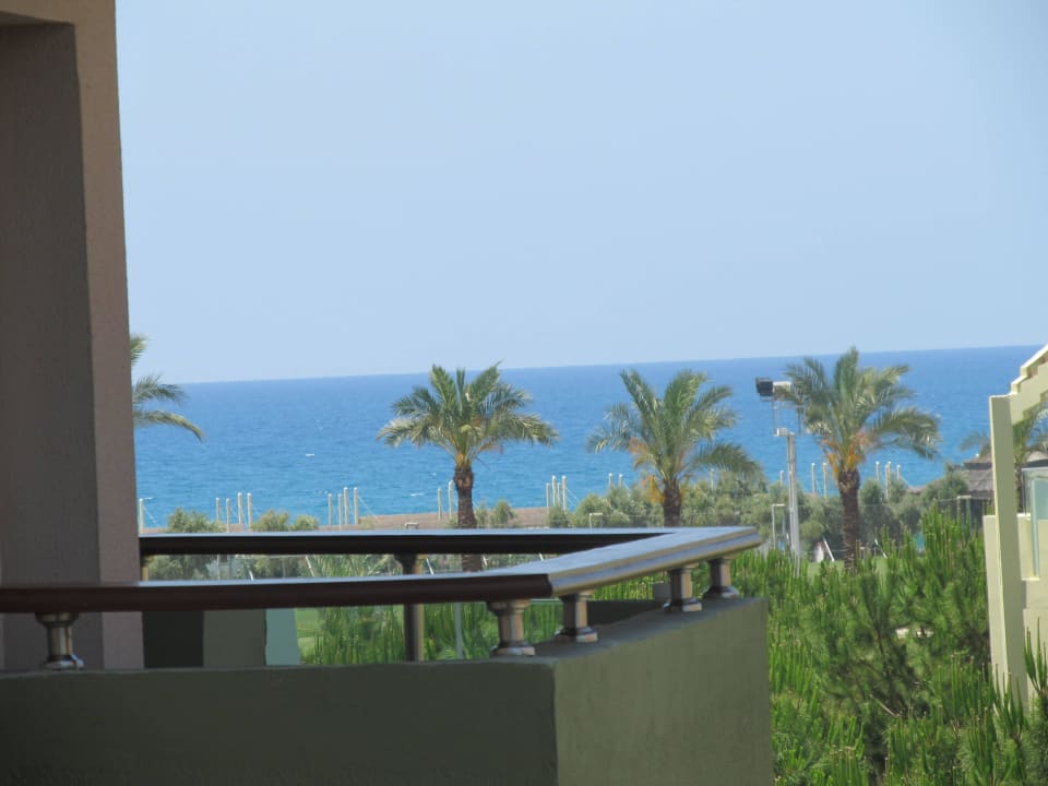 Blick vom Zimmer auf´s Meer Blue Waters Club
