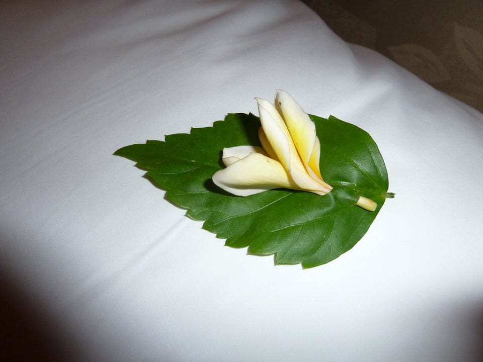 Ein kleiner Gutenachtgruß The Oberoi Beach Resort, Bali