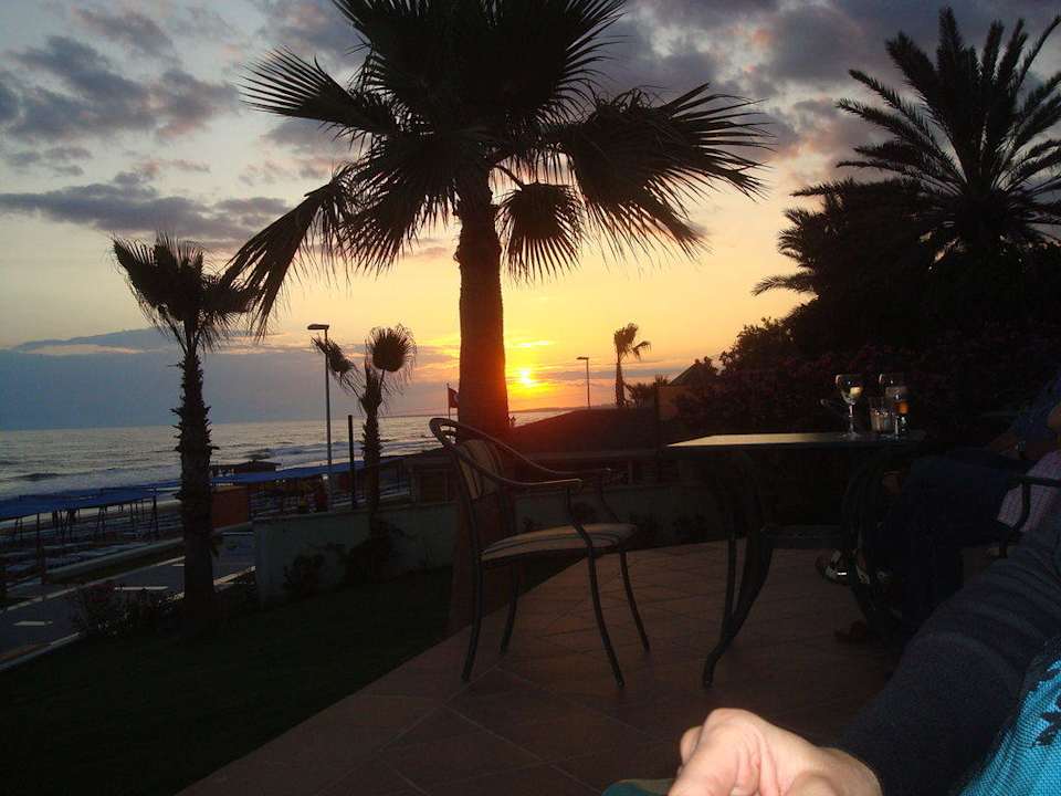 Abends Ausblick Strandbar Horus Paradise Luxury Resort & Club