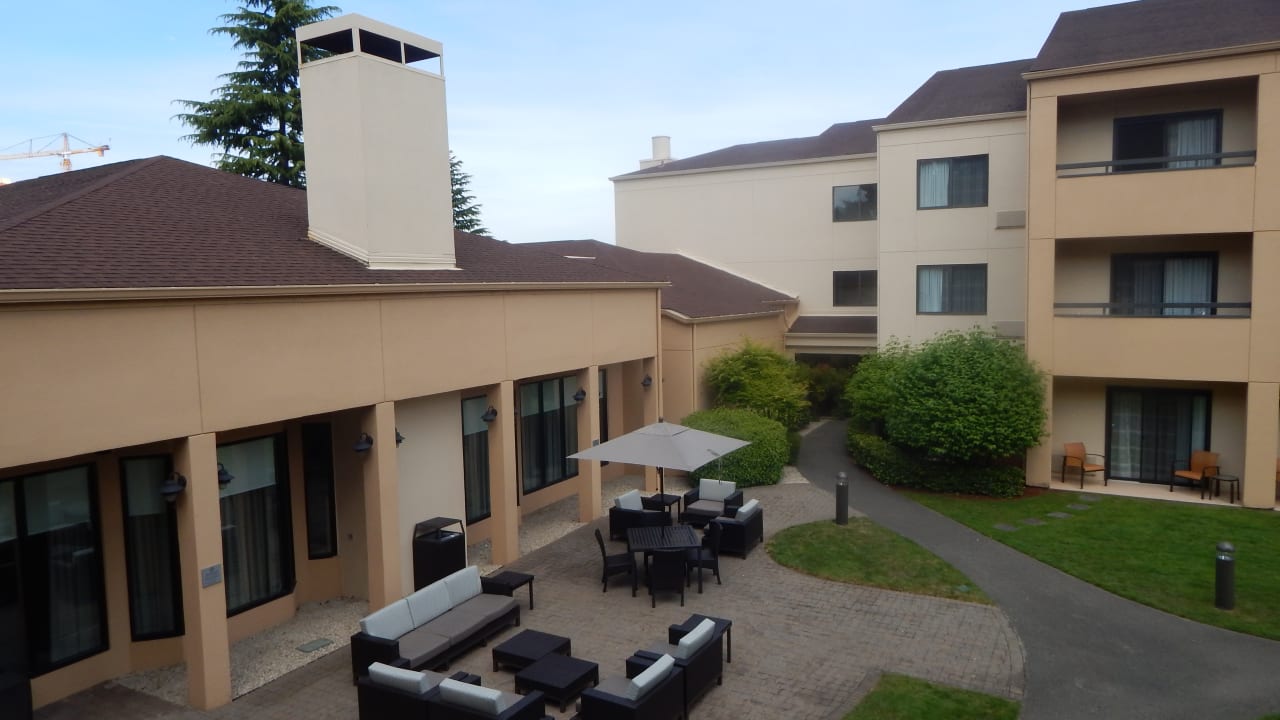 Gartenanlage Hotel Courtyard by Marriott Seattle South Center