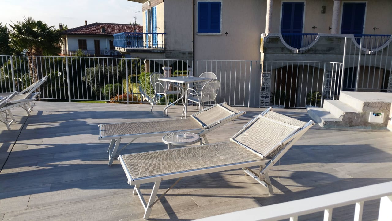 Auf der Terrasse Hotel Ca' Serena