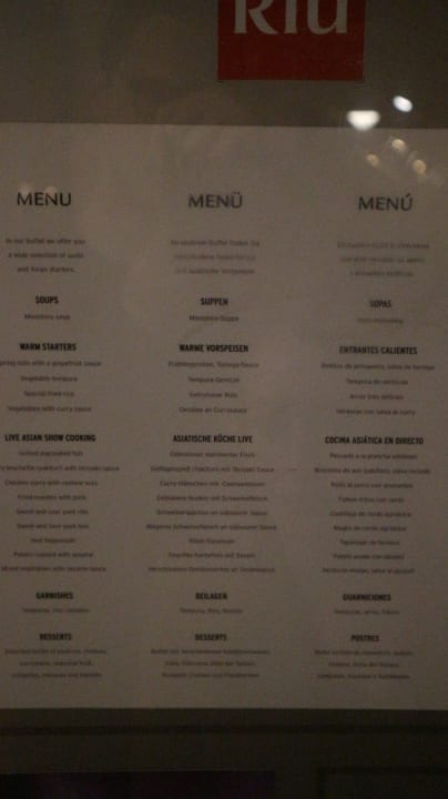 Gastro Hotel Riu Touareg