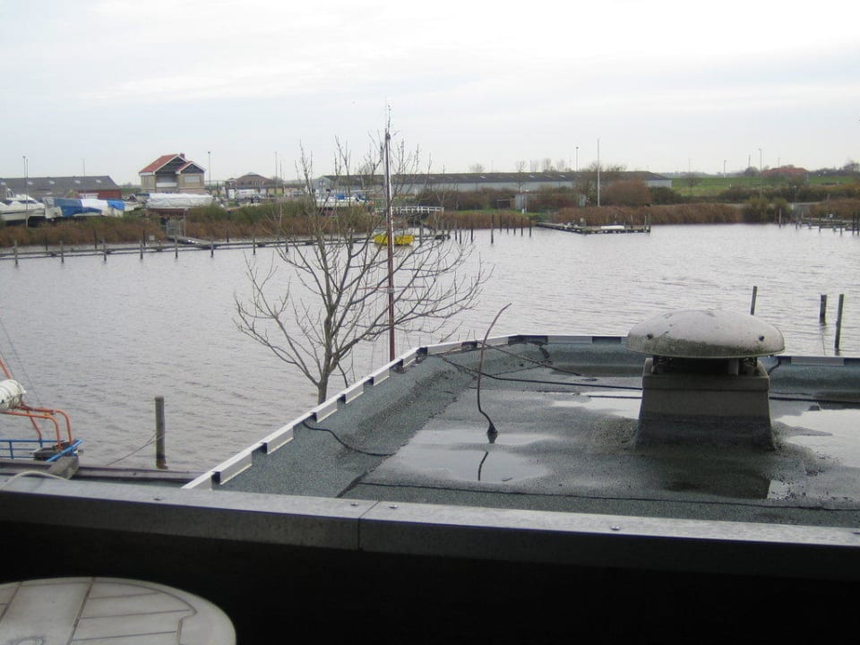 Ausblick vom Balkon Hotel Harlesiel