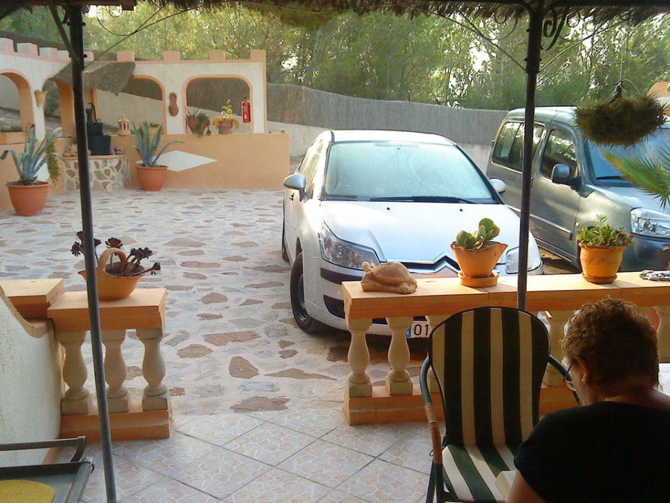 Terrasse im Hof Finca Montana