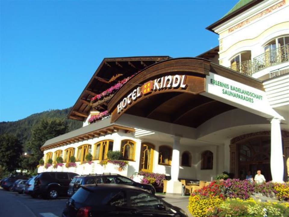 Hotel Eingangsbereich Alpenhotel Kindl