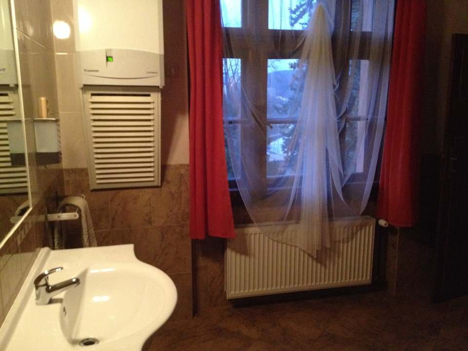 Bad im Appartement Pension Jablonec