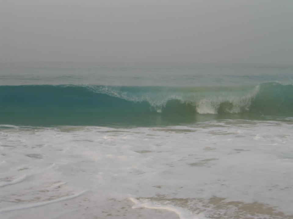 Sehr hohe Wellen am Strand z.Teil sehr gefährlich Hotel Riu Touareg