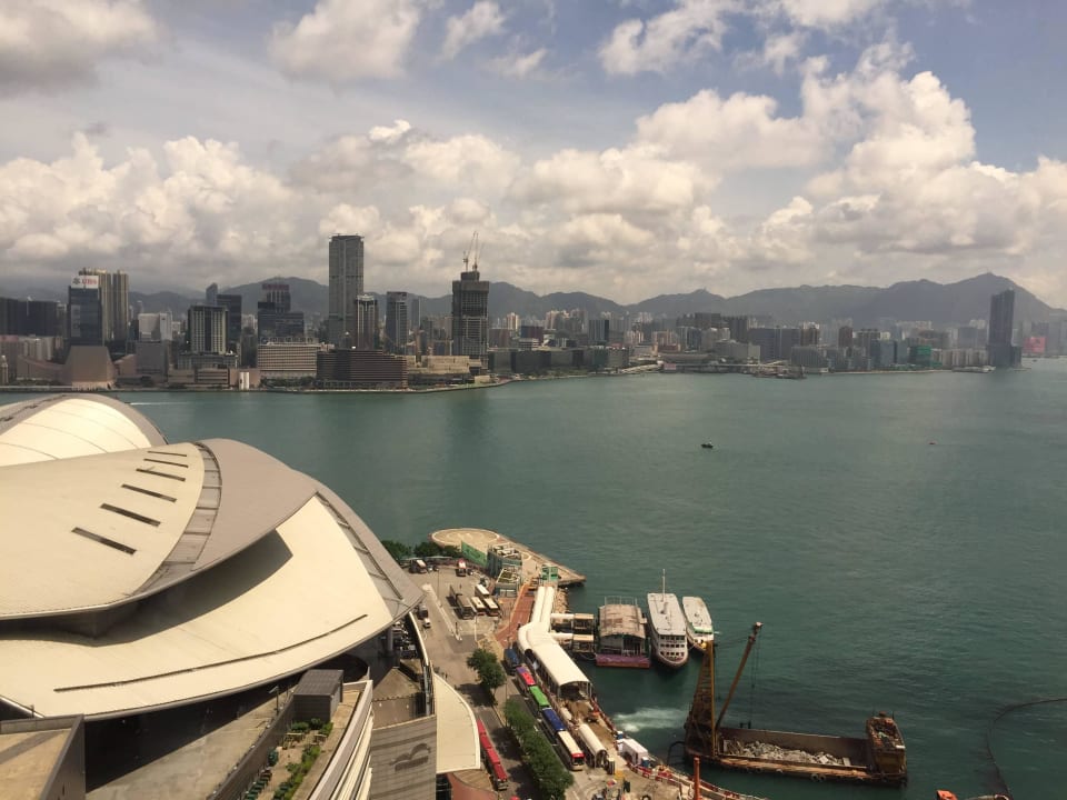 Blick aus dem Zimmer Renaissance Harbour View Hotel Hong Kong