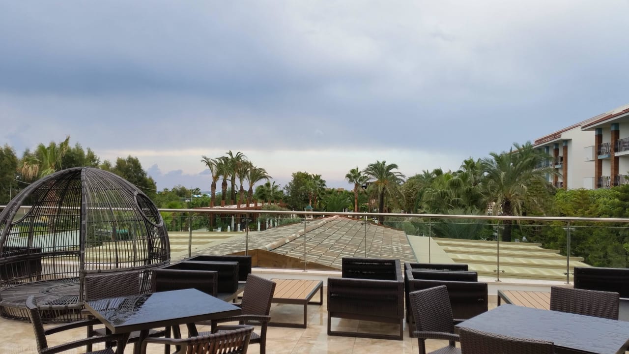 Terrasse oben Belek Beach Resort Hotel