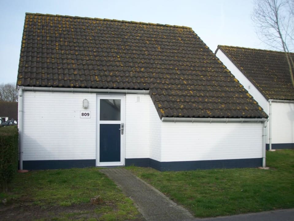 Häuschen von außen Sunparks Oostduinkerke aan zee