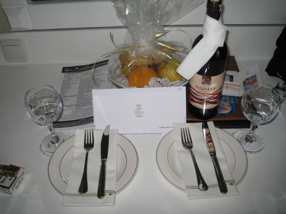 Zur Begrüßung eine kleine Aufmerksamkeit Hotel Terrace Beach Resort