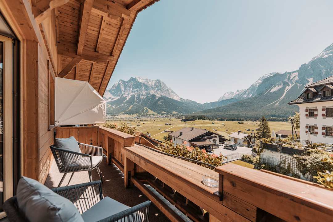 Ausblick Pension Garni Alpenhof