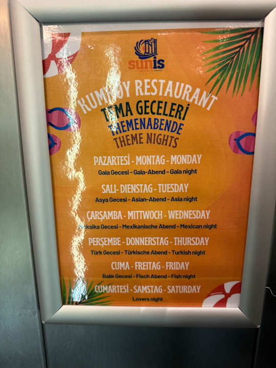 Gastro Sunis Kumköy Beach Resort Hotel & Spa