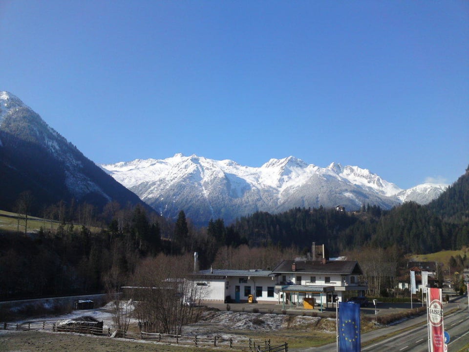 Blick in die Berge Familiengasthof Schranz