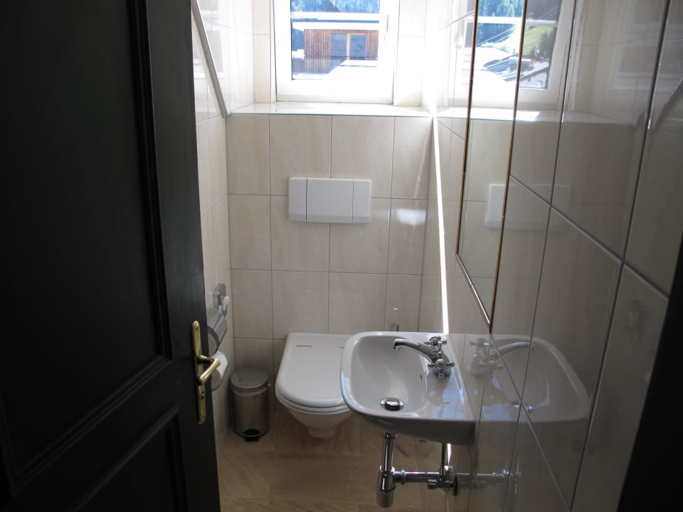 Separates WC Deluxe Zimmer Hotel Alte Post