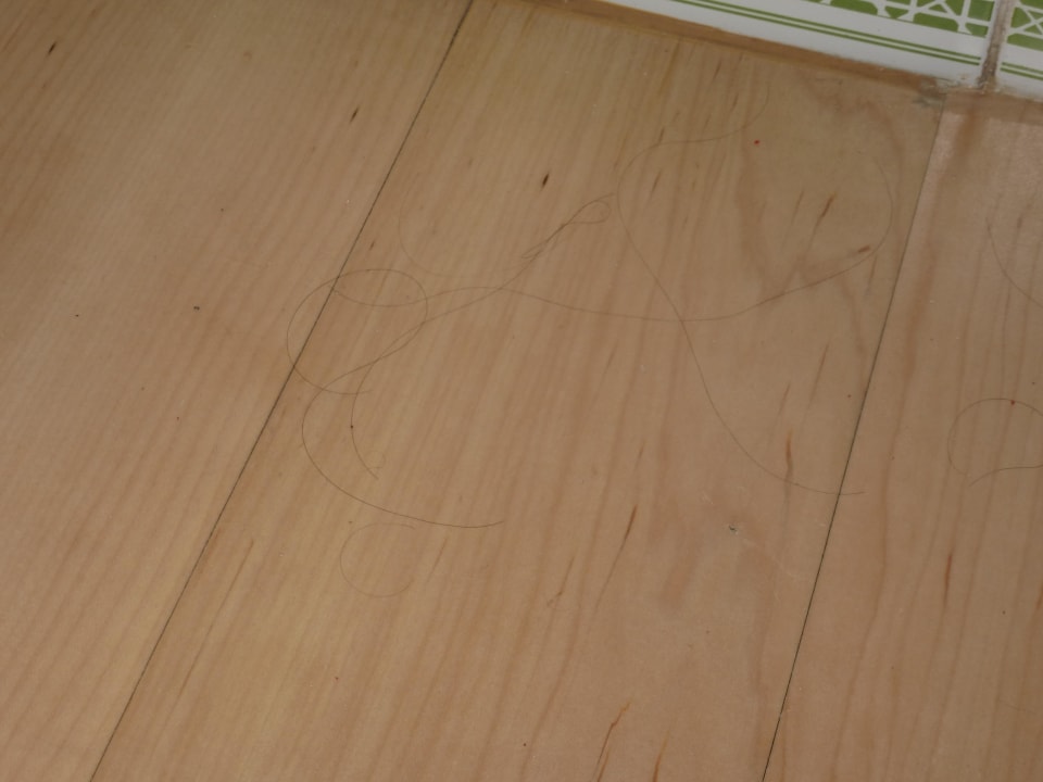 Haare auf Badboden, nach Reinigung Hotel & Spa S'Entrador Playa