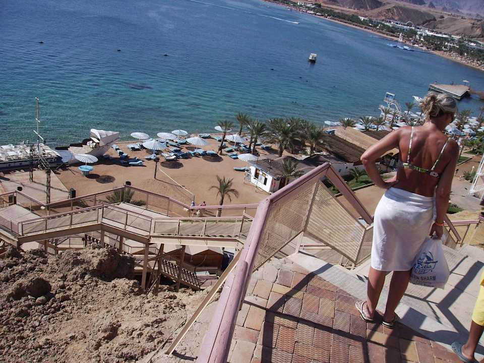 Treppe zum Strand Albatros Sharm Resort
