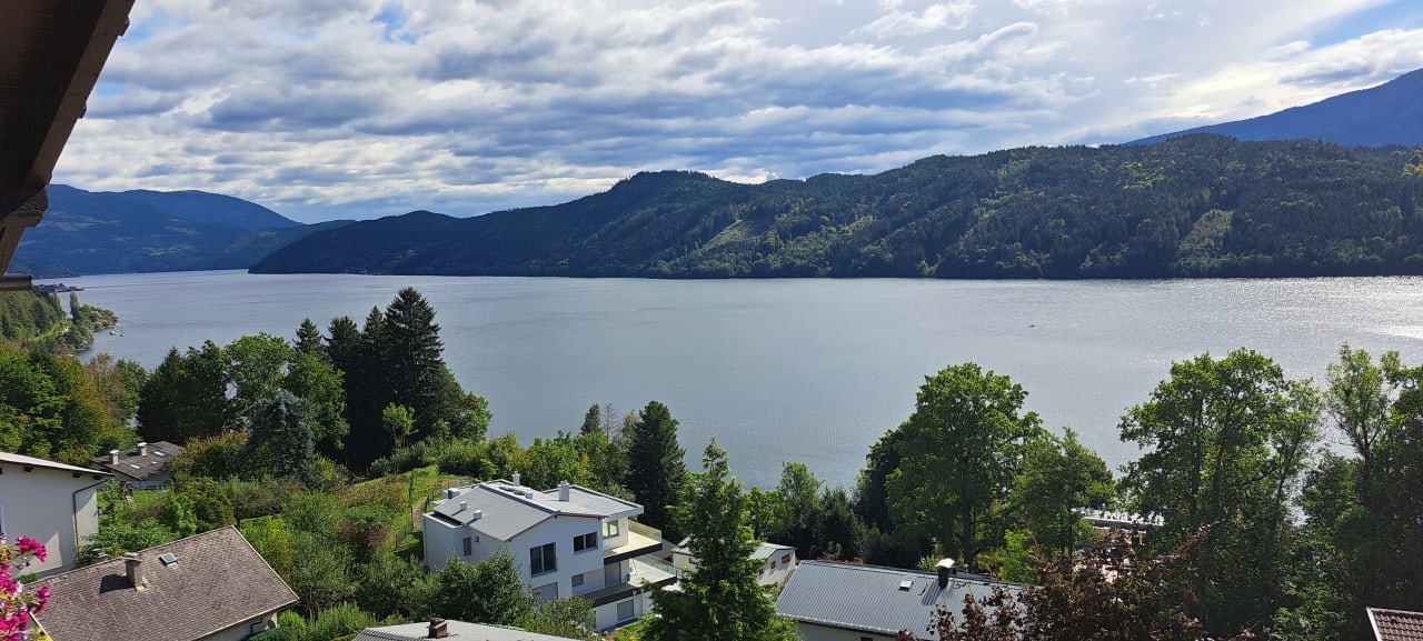 Blick vom Balkon Hotel Bellevue am Millstätter See Seeboden HolidayCheck Kärnten