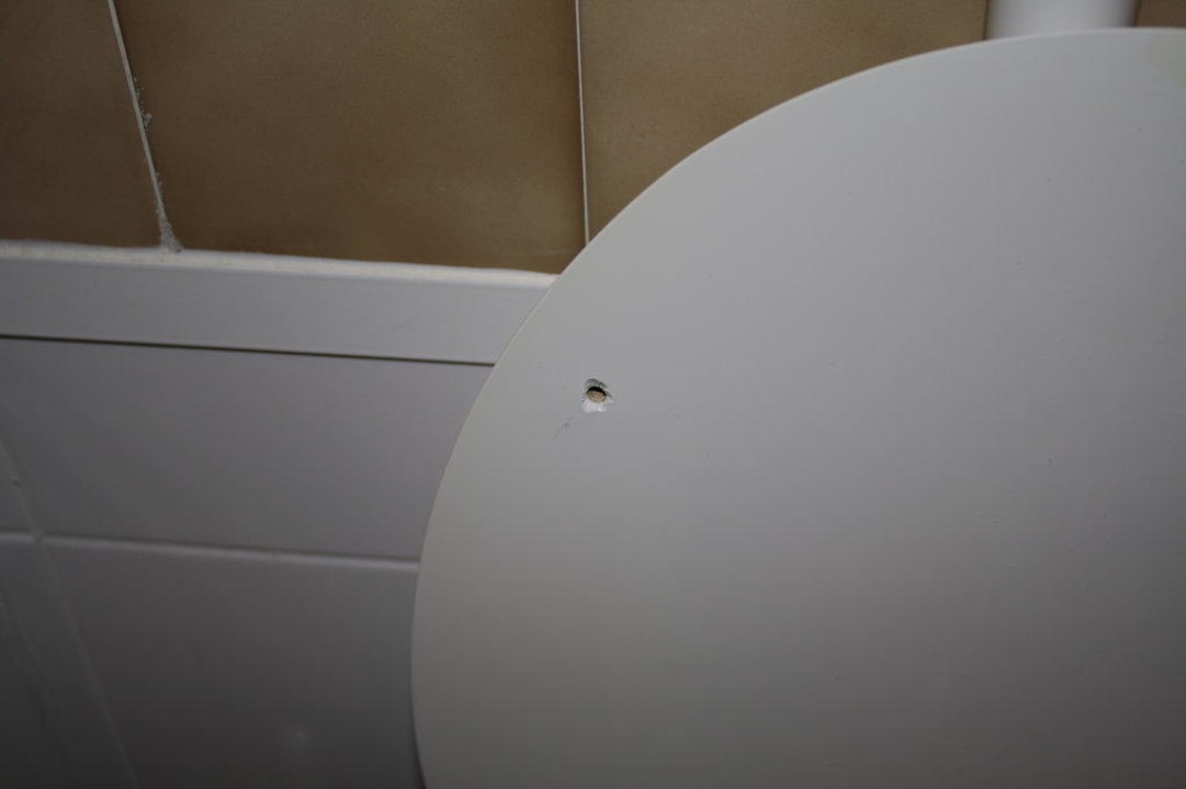 Defekter Toilettendeckel Hotel Falcone