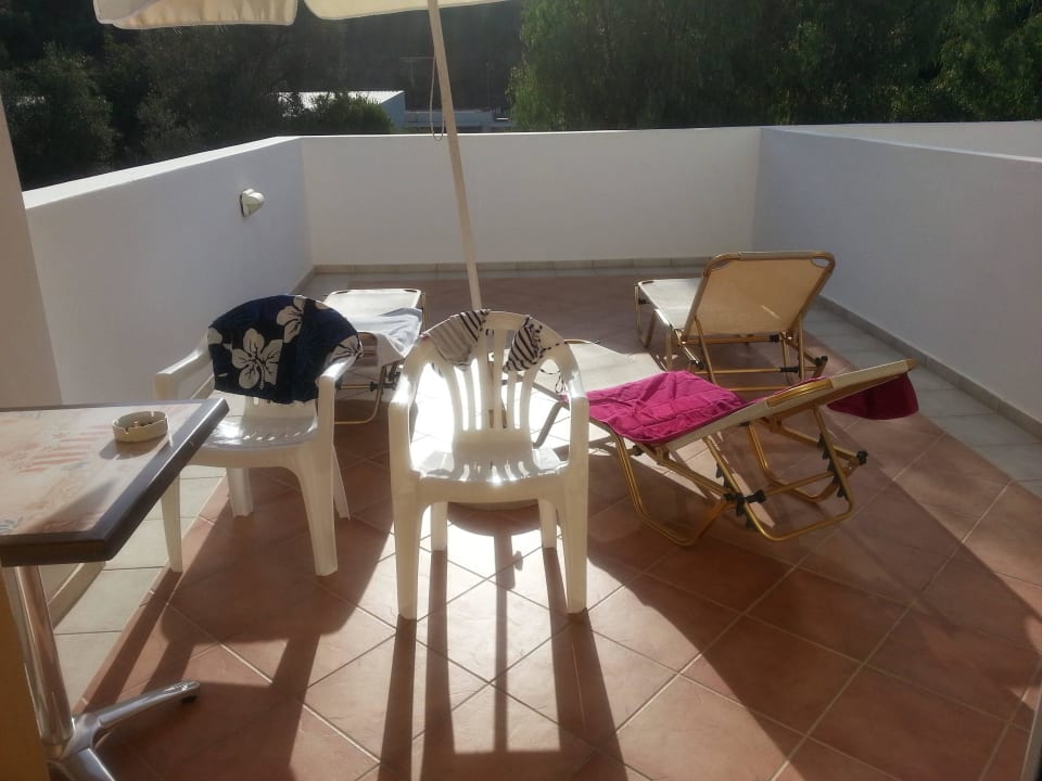 Großer Balkon Hotel Xidas Garden