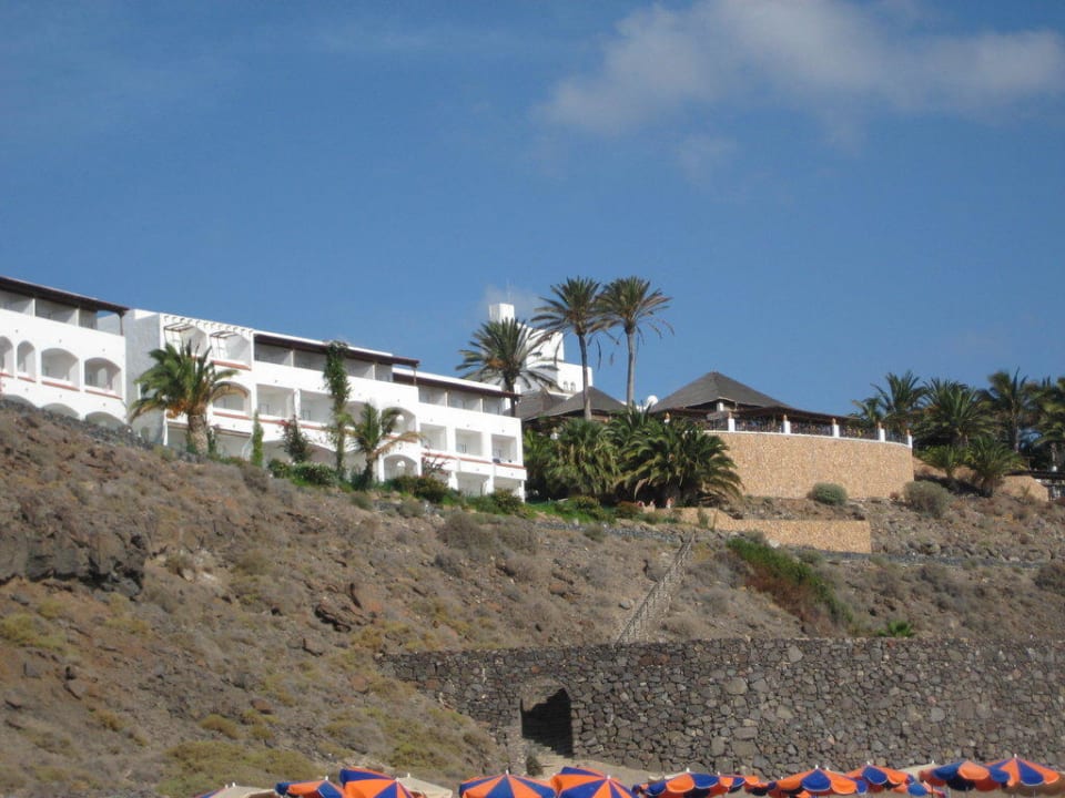 Block 4 vom Strand aus gesehen Club Jandia Princess