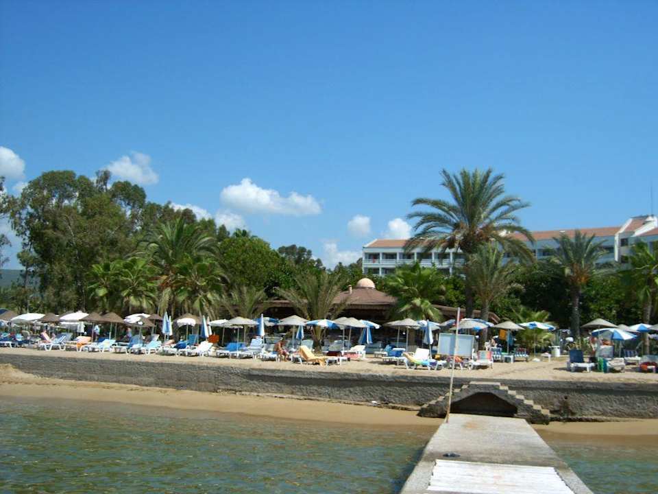Blick auf Strand Top Hotel