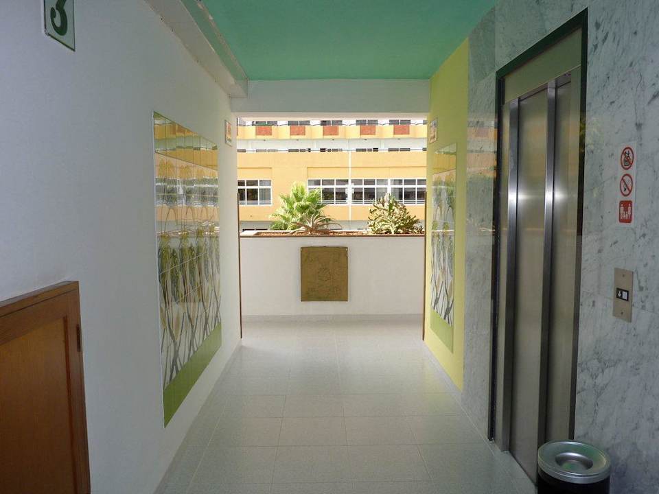 Gang vom Fahrstuhl oder Treppe zum Zimmer Hotel Europalace