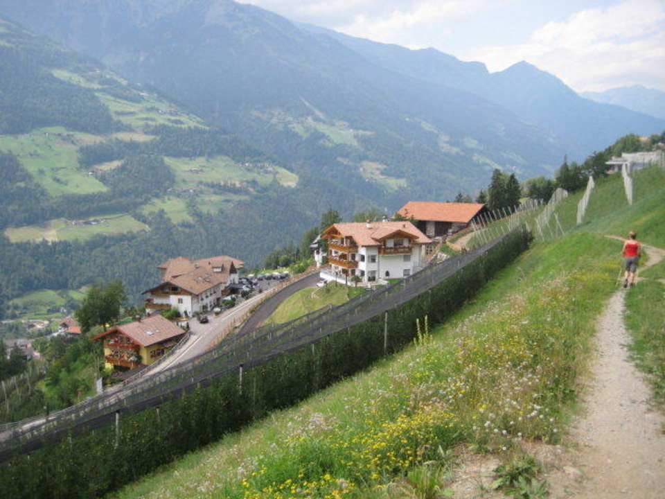 Blick auf das Haus Hotel Panorama