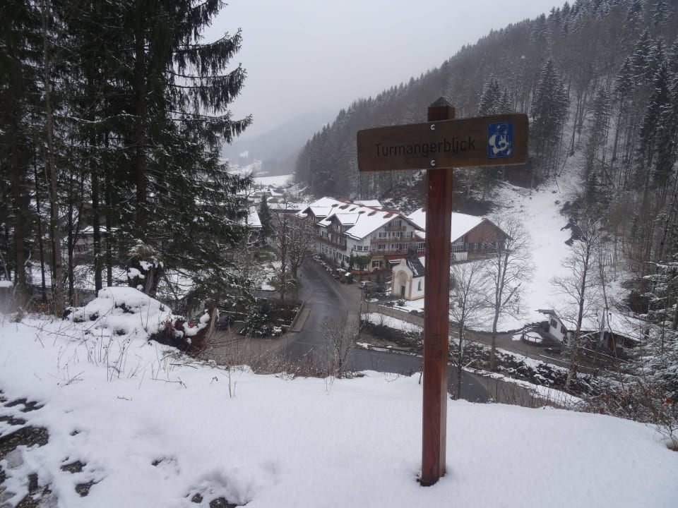 Ostermontag mit Schnee Berghotel Hammersbach